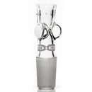 ROOR.US - 99 Series - 18” Fixed Beaker w/ Barrel Perc - Pink & White - Too Blue Label - The Cave