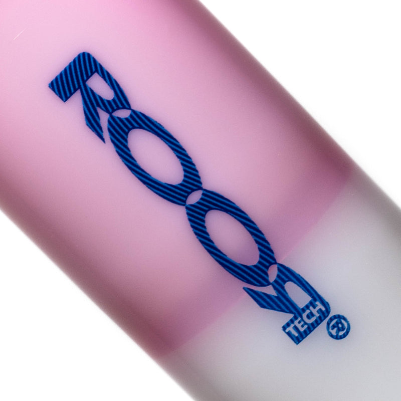 ROOR.US - 99 Series - 18” Fixed Beaker w/ Barrel Perc - Pink & White - Too Blue Label - The Cave