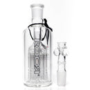 ROOR.US - 99 Series - 18mm Tree Ashcatcher w/ Slide - 90º - White & Black - The Cave