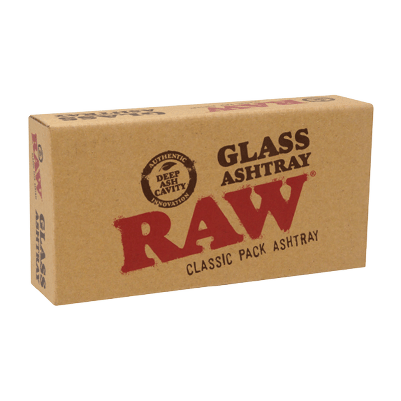 RAW - Glass Ashtray - Classic Pack - The Cave