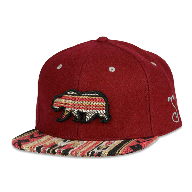 Grassroots - Removable Bear Redstone Fitted Hat - 7 3/8 - The Cave
