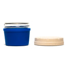 Re:Stash - Dark Blue Jar w/ White Lid - 4oz - The Cave