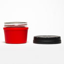 Re:Stash - Red Jar w/ Black Lid - 4oz - The Cave
