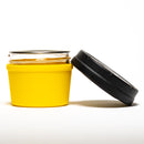 Re:Stash - Yellow Jar w/ Black Lid - 4oz - The Cave