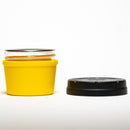 Re:Stash - Yellow Jar w/ Black Lid - 4oz - The Cave