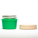 Re:Stash - Green Jar w/ White Lid - 4oz - The Cave