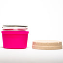 Re:Stash - Pink Jar w/ White Lid - 4oz - The Cave