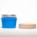 Re:Stash - Blue Jar w/ White Lid - 4oz - The Cave