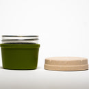 Re:Stash - Cedar Green Jar w/ White Lid - 4oz - The Cave