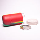 Re:Stash - Rasta Tie Dye Jar w/ White Lid - 12oz - The Cave