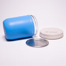 Re:Stash - Blue Jar w/ White Lid - 16oz - The Cave