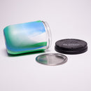 Re:Stash - Ocean Tie Die Jar w/ Black Lid - 16oz - The Cave