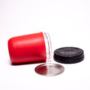 Re:Stash - Red Jar w/ Black Lid - 8oz - The Cave