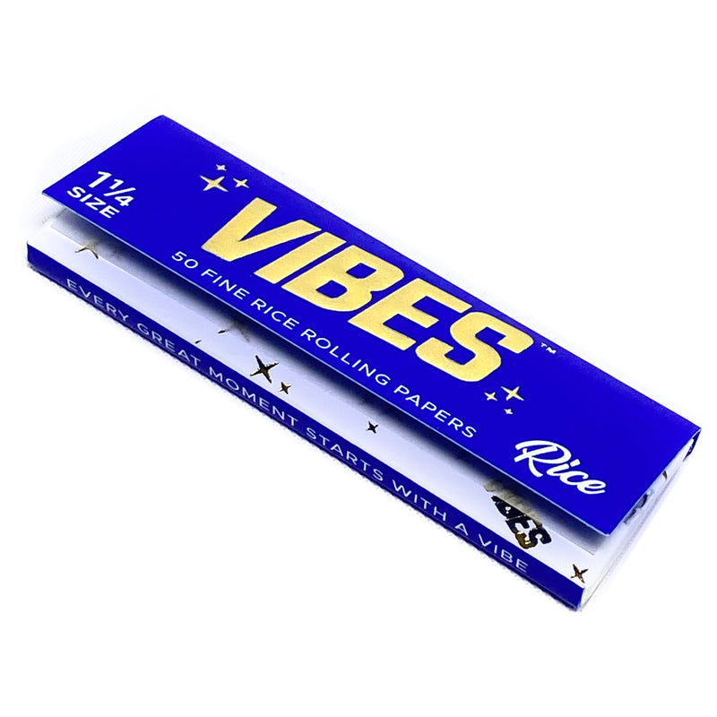 Vibes - 1.25 Rice - 50 Paper Booklet - 50 Pack Box - The Cave
