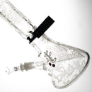 ROOR.US - 18" Custom Sandblasted Beaker - 50x9 - Tribal - The Cave