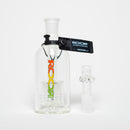 ROOR - 18mm Barrel Ashcatcher w/ Slide - 90° - Rasta - The Cave