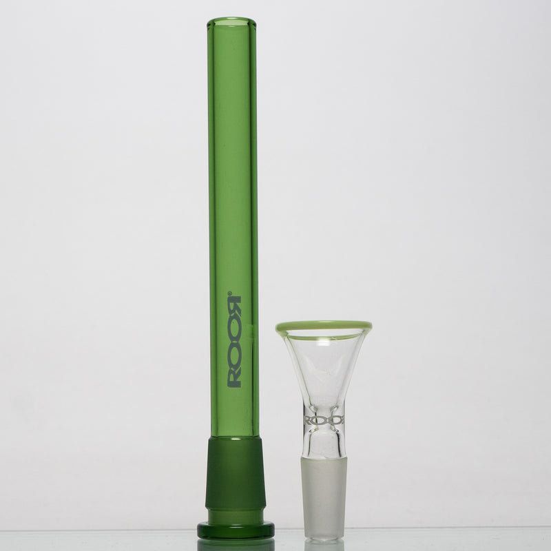 ROOR.US - 99 Series - Intro Collector Series - 18" Beaker - 50x5 - Green & White - The Cave