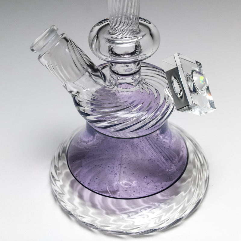 Andy Roth - Vintage Executive Tube - Purple Lollipop & Clear - The Cave