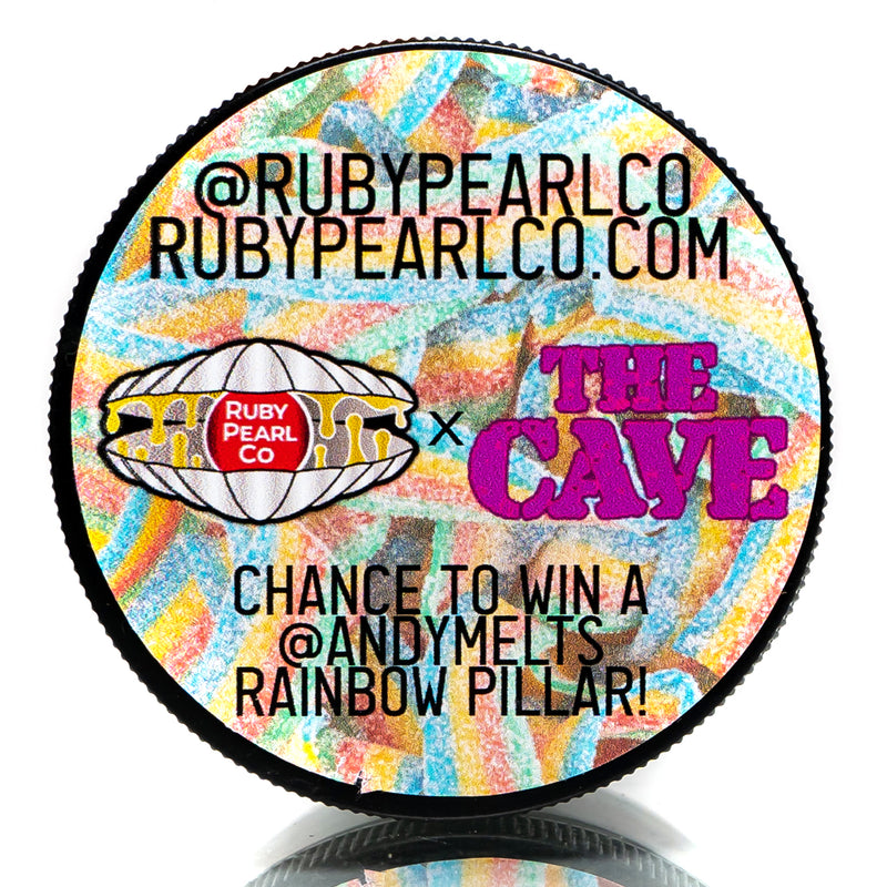 Ruby Pearl Co x The Cave - Pearl Prize Candle - Rainbow Belts - 1oz - The Cave