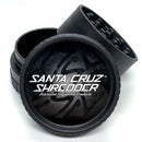Santa Cruz Shredder - Hemp Grinder - 3 Piece - Black - The Cave