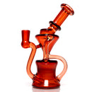 Shadooba Glass - Kickback Recycler - 10mm - Pomegranate