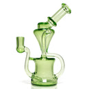 Shadooba Glass - Kickback Recycler - 10mm - Portland Green