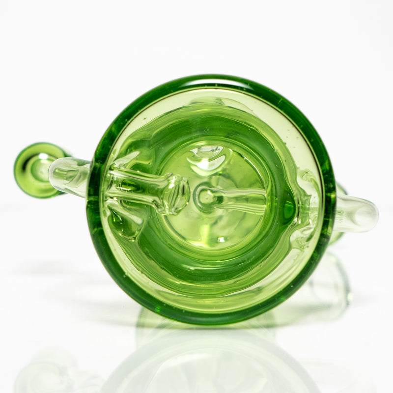 Shadooba Glass - Kickback Recycler - 10mm - Portland Green