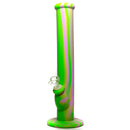 Shooters - 14" Silicone Straight - Purple & Green - The Cave