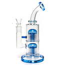 Shooters - Double Tree Perc Rig - Blue Accents - The Cave