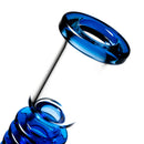 Shooters - 16" Ribbed Neck Beaker - Blue - The Cave