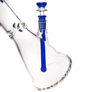 Phoenix Star - 18" Beaker - 7mm - Blue & Gold Label - The Cave