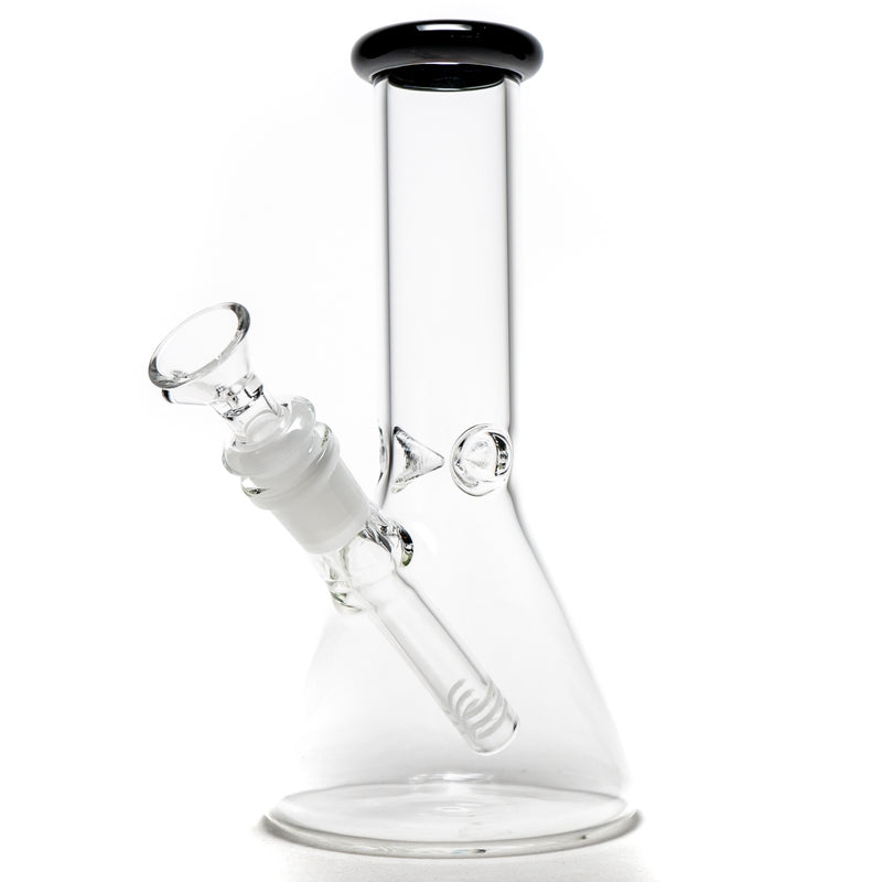 Shooters - 8" Beaker - Black Accent - The Cave