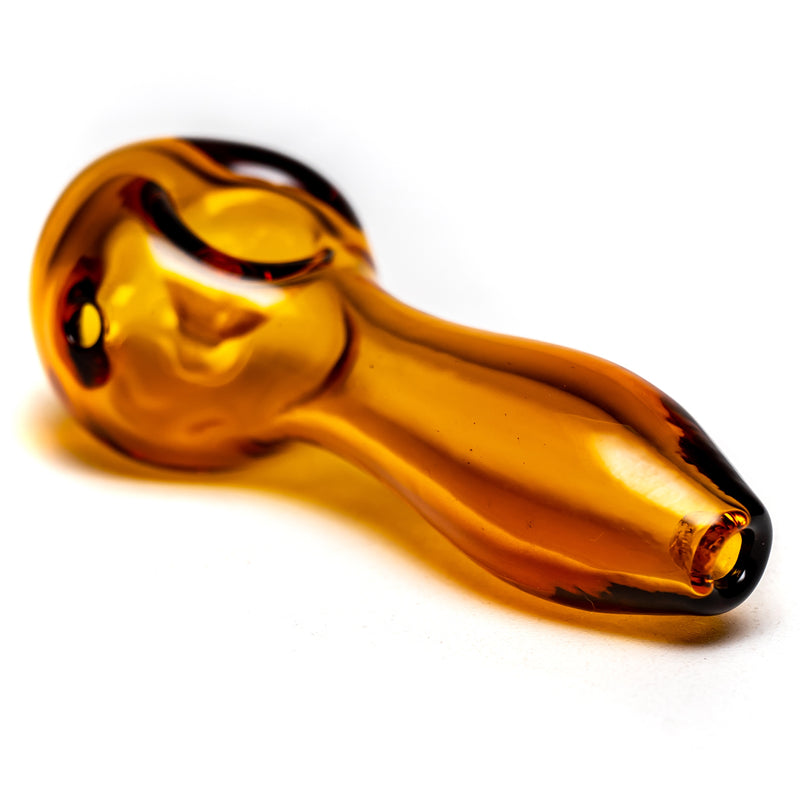 Shooters - 4" Spoon Pipe - Amber - The Cave
