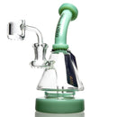 Phoenix Star - Hollow Foot Cone Bubbler - Mint - The Cave