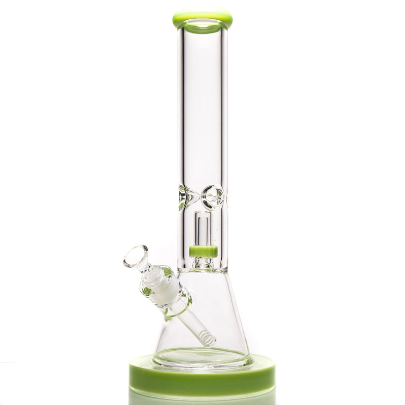 Shooters - 15"  Base Beaker - Circ - Miky Green - The Cave