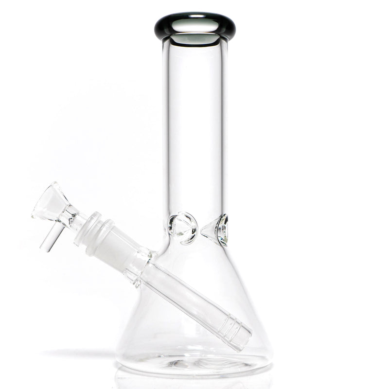 Shooters - 8" Beaker - Smoke Accent - The Cave