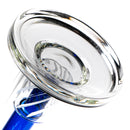 Shooters - Double Slitted Bubbler - Blue Accents - The Cave