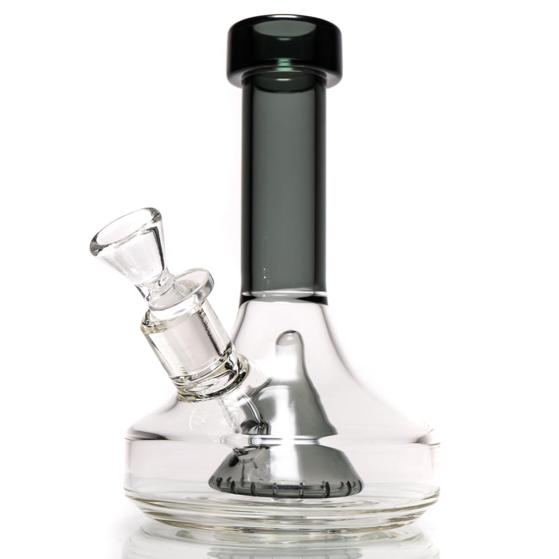 Shooters - 8" Fixed Shower Cone Beaker - Smoke - The Cave