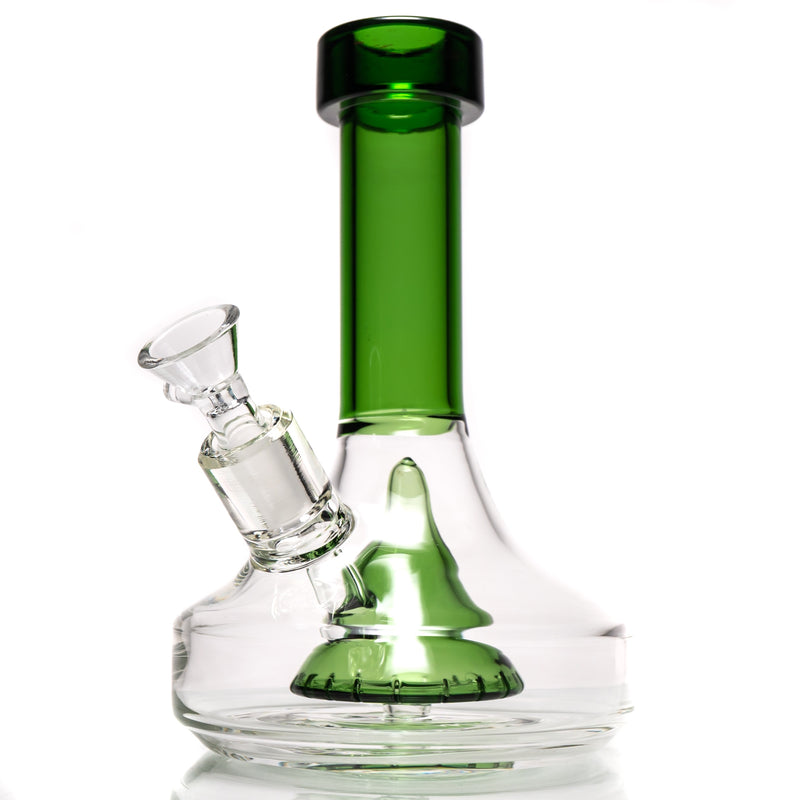 Shooters - 8" Fixed Shower Cone Beaker - Green - The Cave