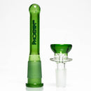 Phoenix Star - 13" Beaker w/ Tree Percs - Green & Gold Label - The Cave