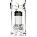 Shooters - 14" Shower Head Straight - Black - The Cave