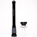 Phoenix Star - 18" Triple Band Beaker  - 7mm - Black & White - The Cave