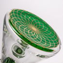 Phoenix Star - 10" Fixed Glycerin Beaker - Green - The Cave