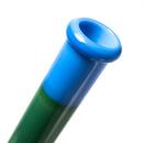 Shooters - 14" Fixed 8 Arm Straight - Milky Blue & Green - The Cave