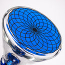 Phoenix Star - 10" Fixed Glycerin Beaker - Blue - The Cave