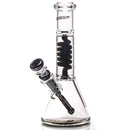 Phoenix Star - 10" Fixed Glycerin Beaker - Black - The Cave