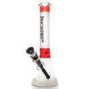 Phoenix Star - 12" Sandblasted Band Beaker - Red & Gold - The Cave