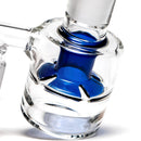 Shooters - Ratchet Dry Catcher - 14mm Male 90° - Blue - The Cave