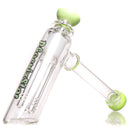 Phoenix Star - Tree Bubbler - 6 Arm - 18mm - Milky Green - The Cave