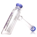 Phoenix Star - Tree Bubbler - 6 Arm - 18mm - Milky Purple - The Cave